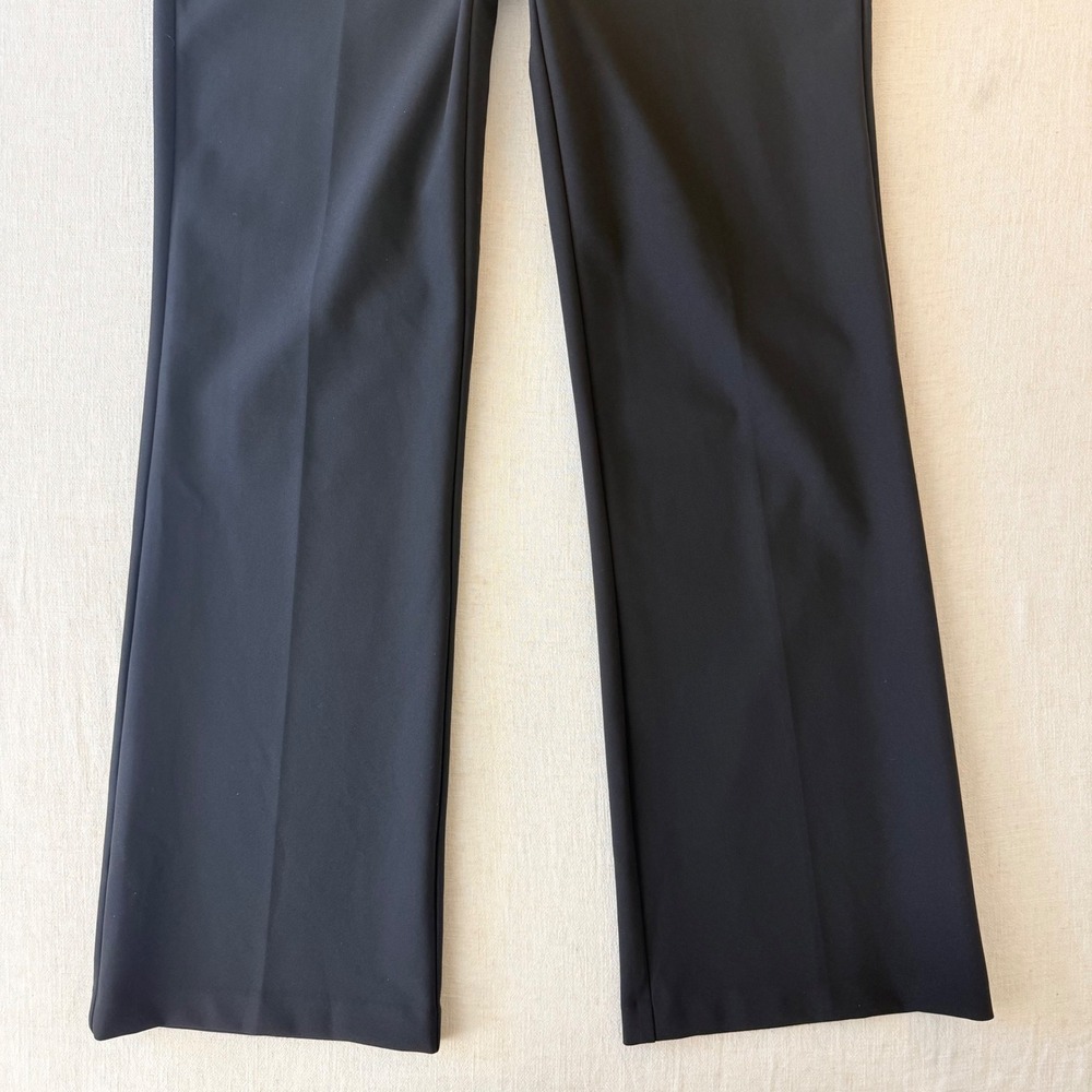 Rachel Zoe Sailor Button Flare Leg Trousers Women Size 8 Black - Picture 6 of 9